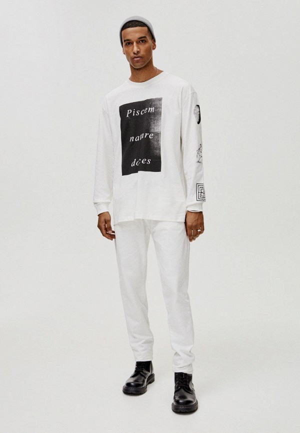 

Лонгслив Pull&Bear, Белый