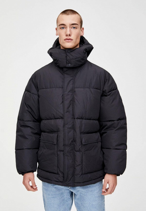 

Куртка утепленная Pull&Bear, Черный