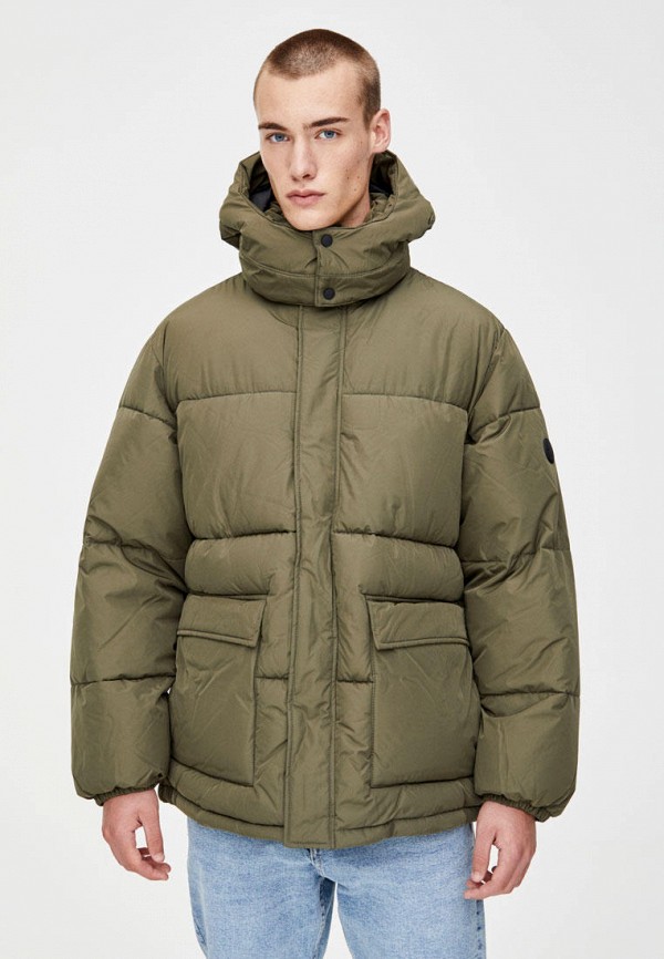 

Куртка утепленная Pull&Bear, Хаки
