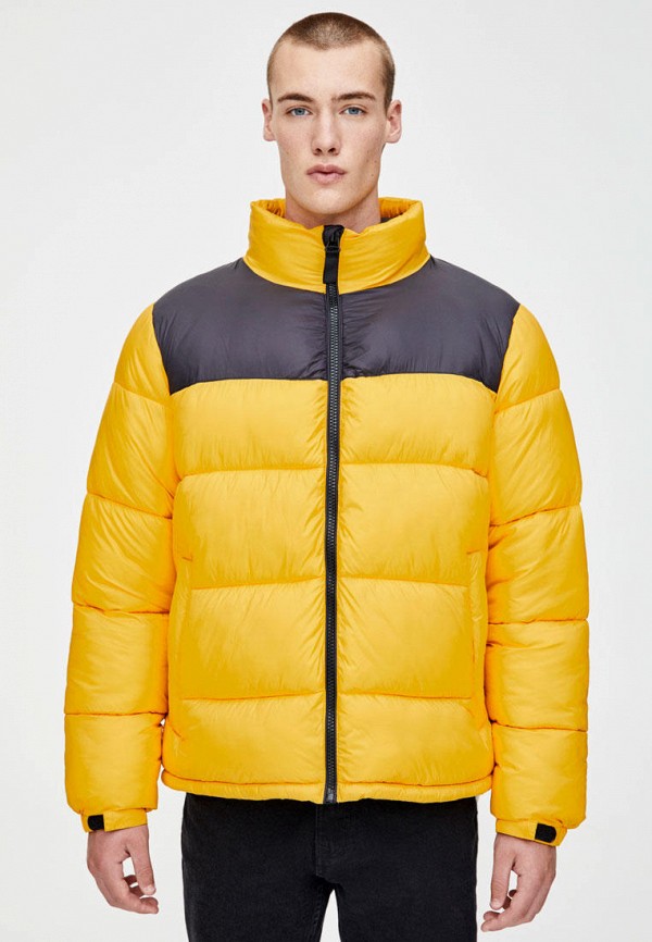

Куртка утепленная Pull&Bear, Желтый