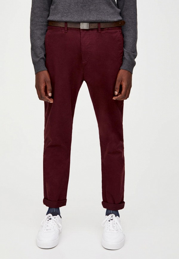 

Брюки Pull&Bear, Бордовый