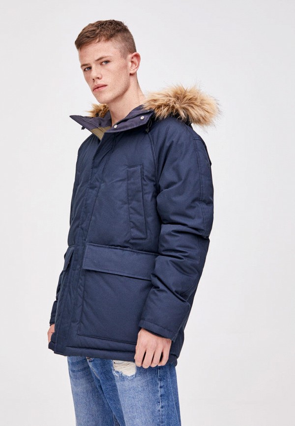 

Куртка утепленная Pull&Bear, Синий