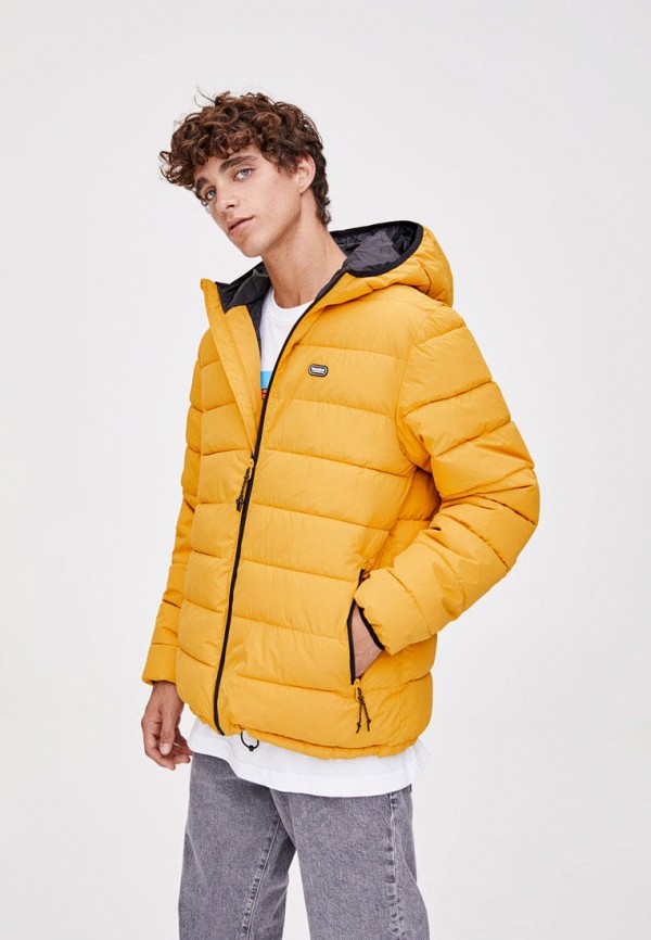 

Куртка утепленная Pull&Bear, Желтый
