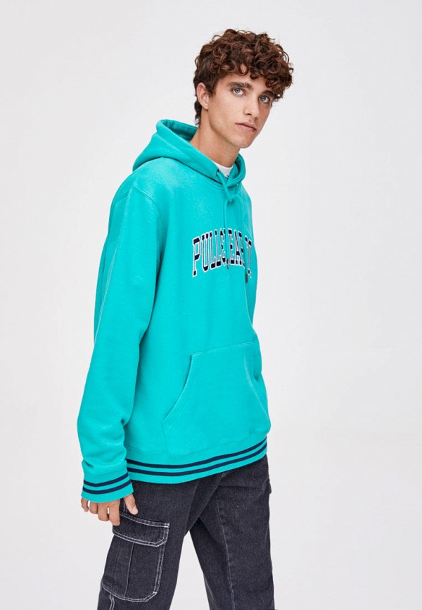 

Худи Pull&Bear, Бирюзовый
