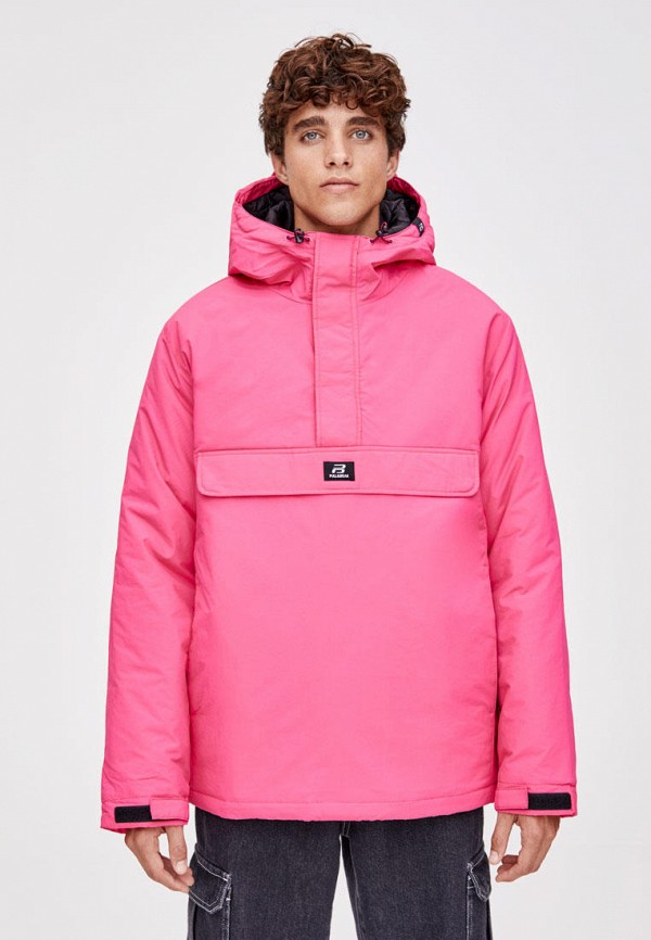 

Куртка утепленная Pull&Bear, Розовый