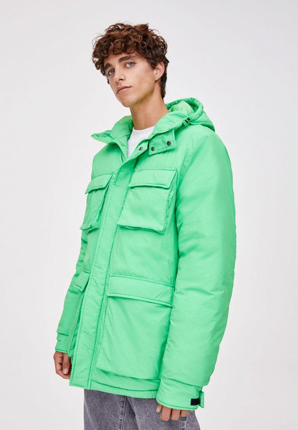 

Куртка утепленная Pull&Bear, Зеленый