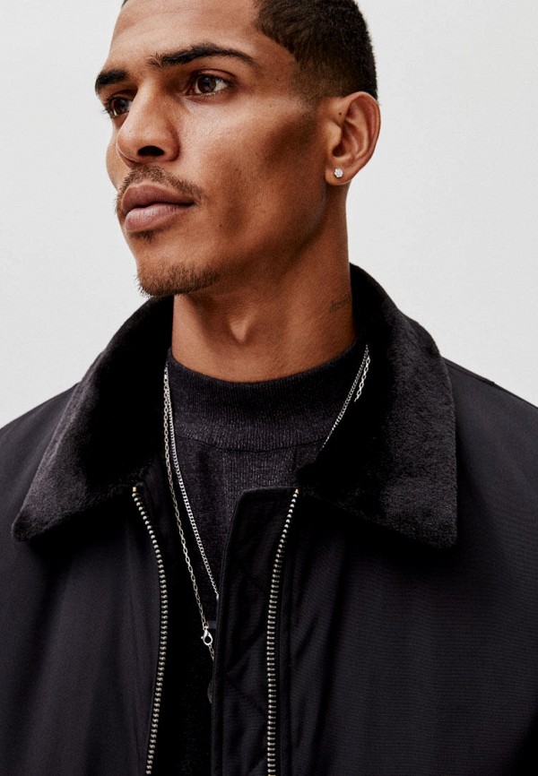 

Куртка утепленная Pull&Bear, Черный