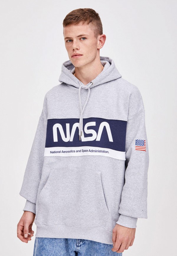 

Худи Pull&Bear, Серый, NASA