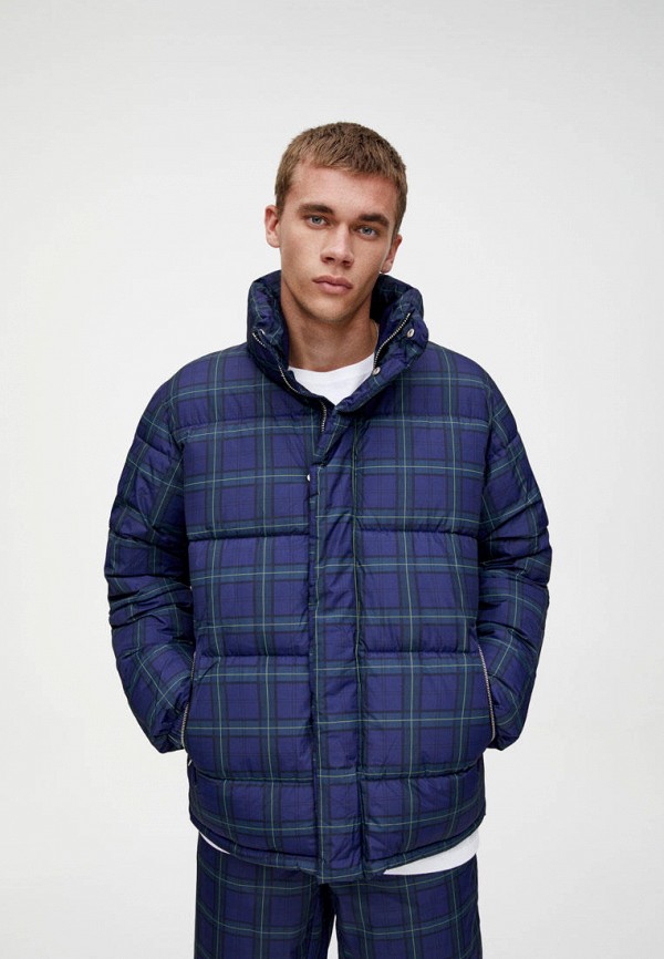 

Куртка утепленная Pull&Bear, Синий