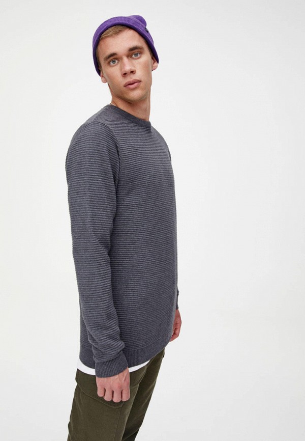 

Джемпер Pull&Bear, Серый, ROLLING STONES Join life