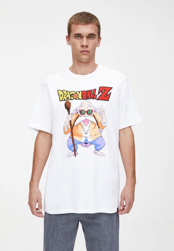 

Футболка Pull&Bear, Белый, DRAGON BALL