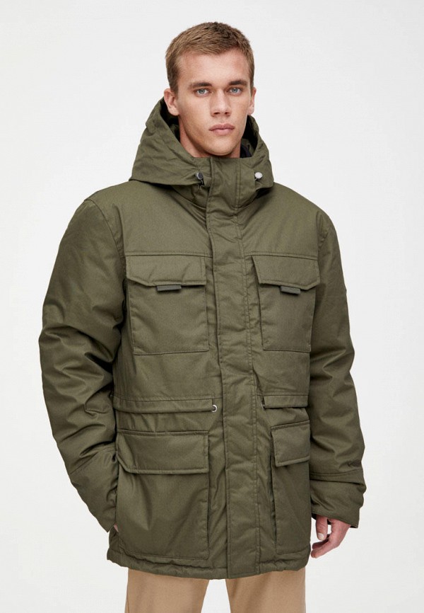 

Куртка утепленная Pull&Bear, Хаки