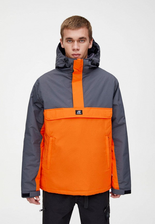 

Куртка утепленная Pull&Bear, Оранжевый