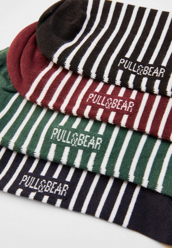 Носки 4 пары Pull&Bear цвет разноцветный  Фото 2
