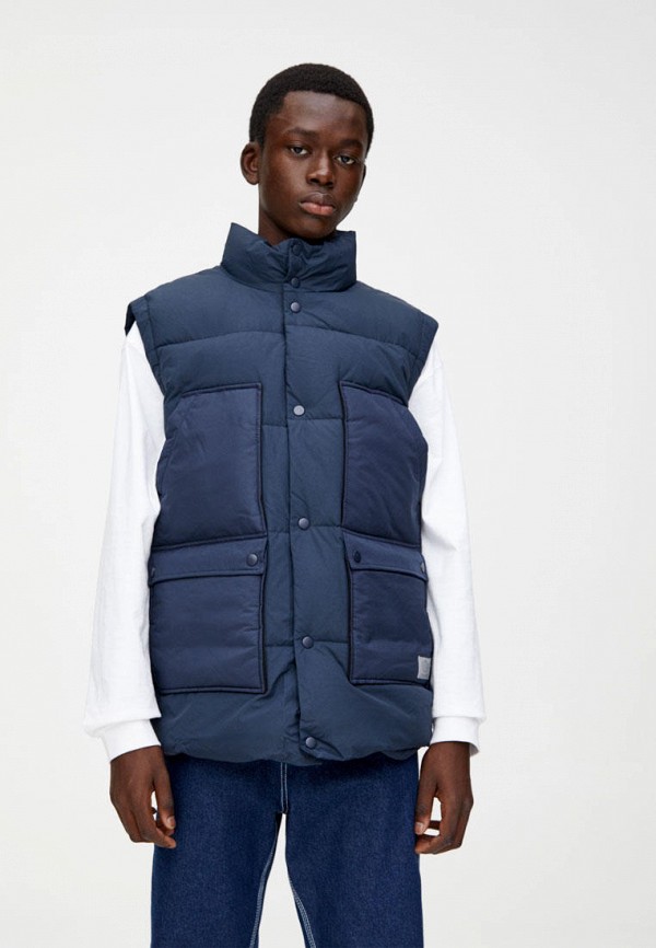 

Жилет утепленный Pull&Bear, Синий