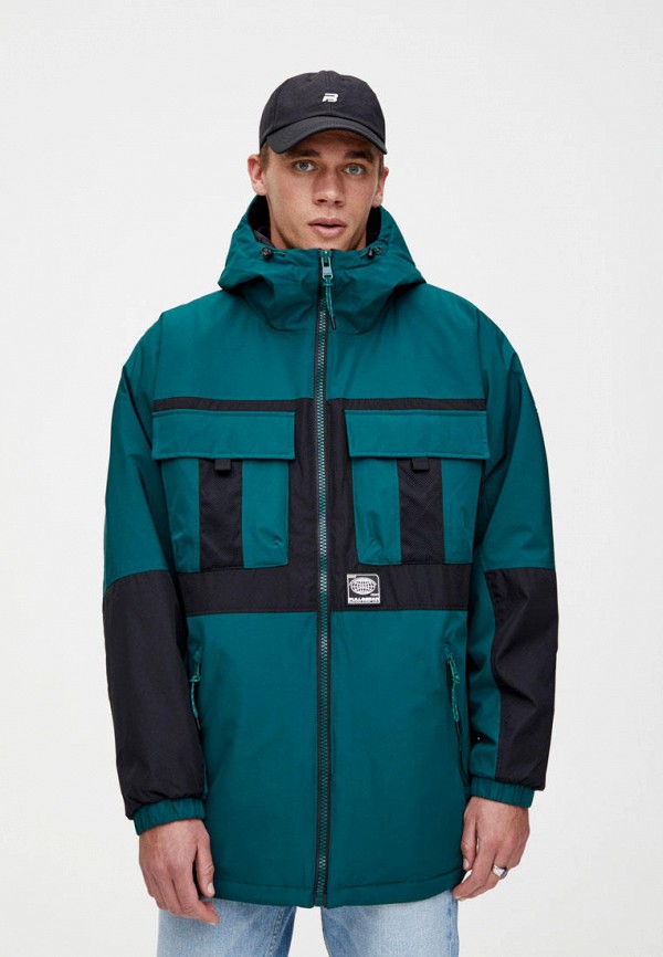 

Куртка утепленная Pull&Bear, Зеленый
