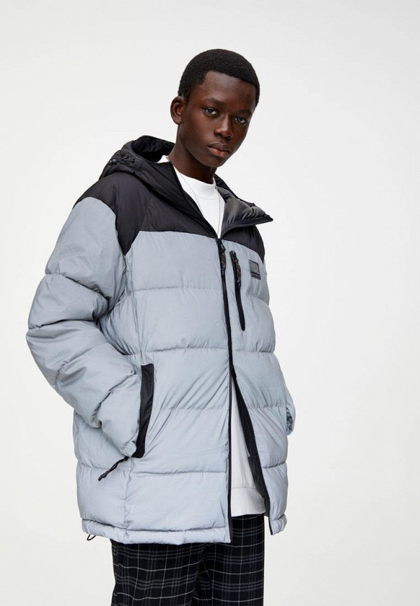

Куртка утепленная Pull&Bear, Серый