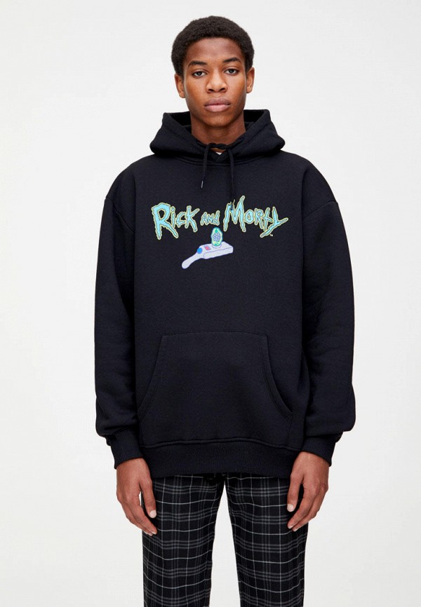 

Худи Pull&Bear, Черный, RICK & MORTY