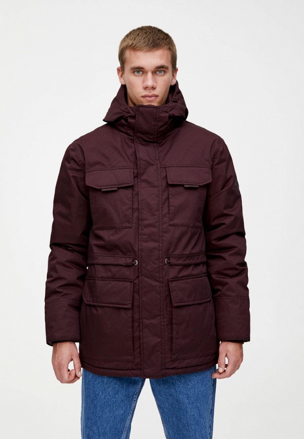 

Парка Pull&Bear, Бордовый