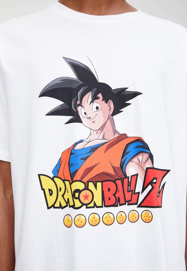 

Футболка Pull&Bear, Белый, DRAGON BALL