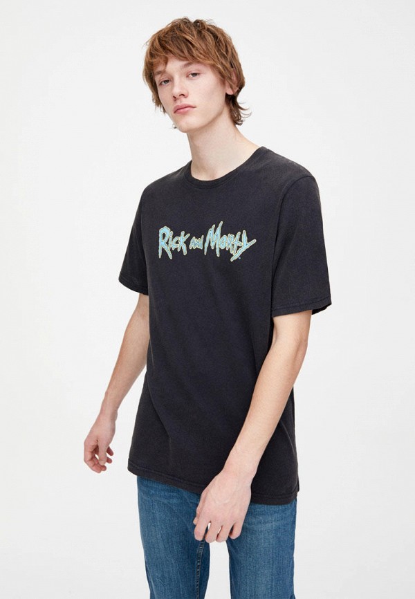

Футболка Pull&Bear, Черный, RICK & MORTY