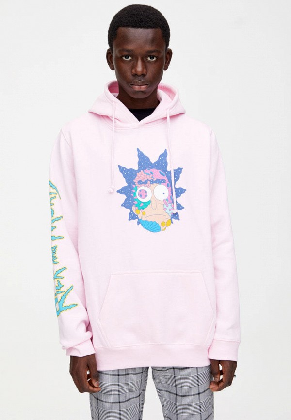 

Худи Pull&Bear, Розовый, RICK & MORTY