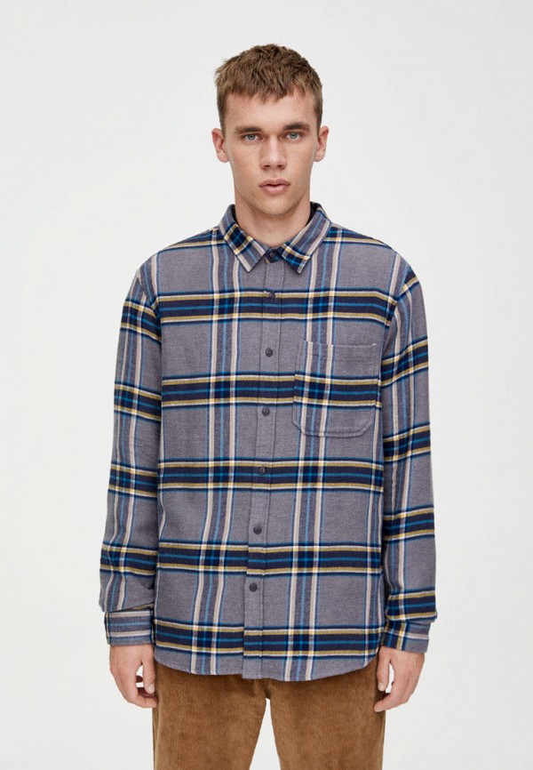 

Рубашка Pull&Bear, Серый