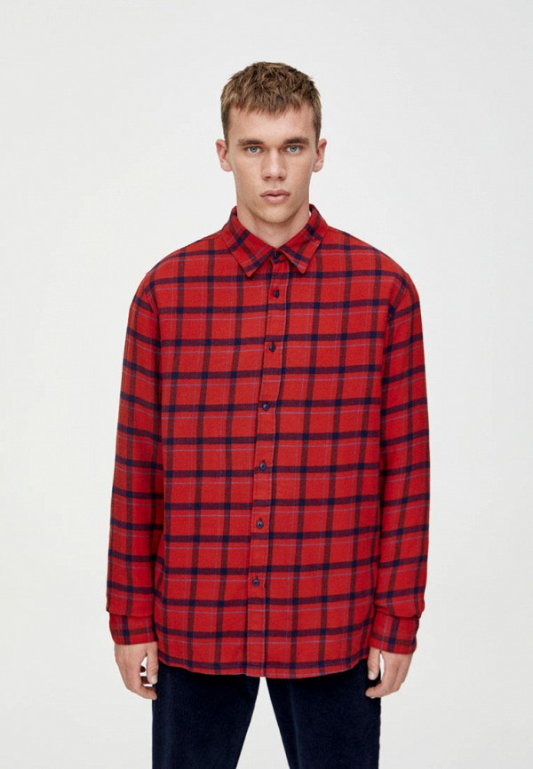 

Рубашка Pull&Bear, Красный
