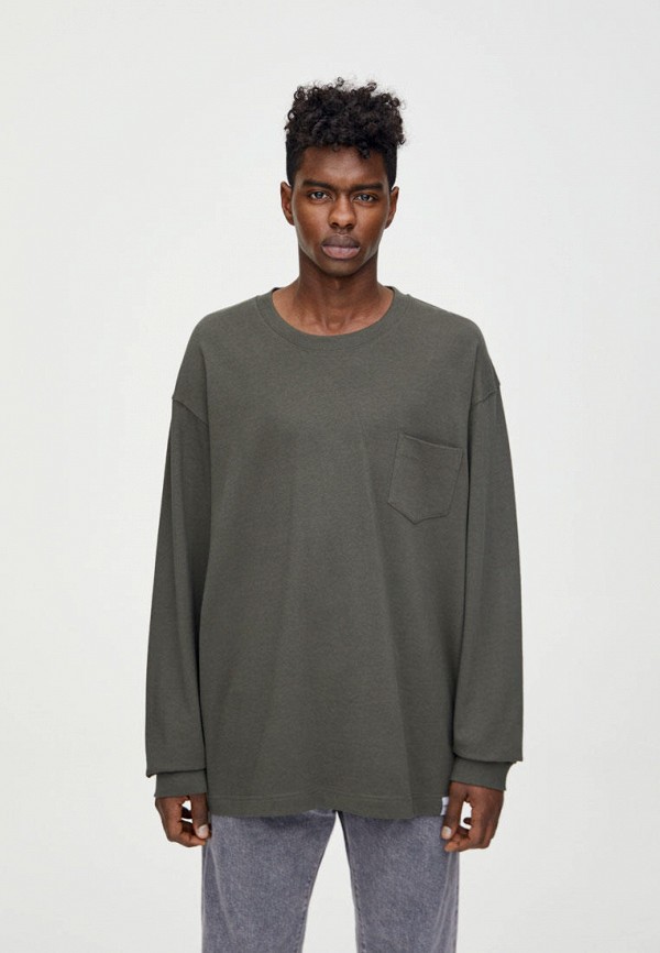 

Лонгслив Pull&Bear, Хаки