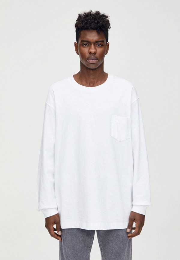 

Лонгслив Pull&Bear, Белый