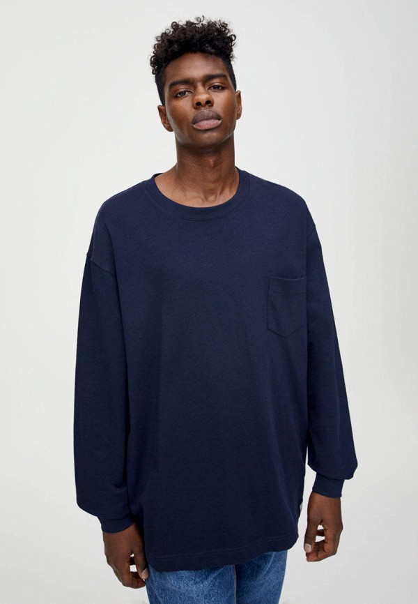 

Лонгслив Pull&Bear, Синий