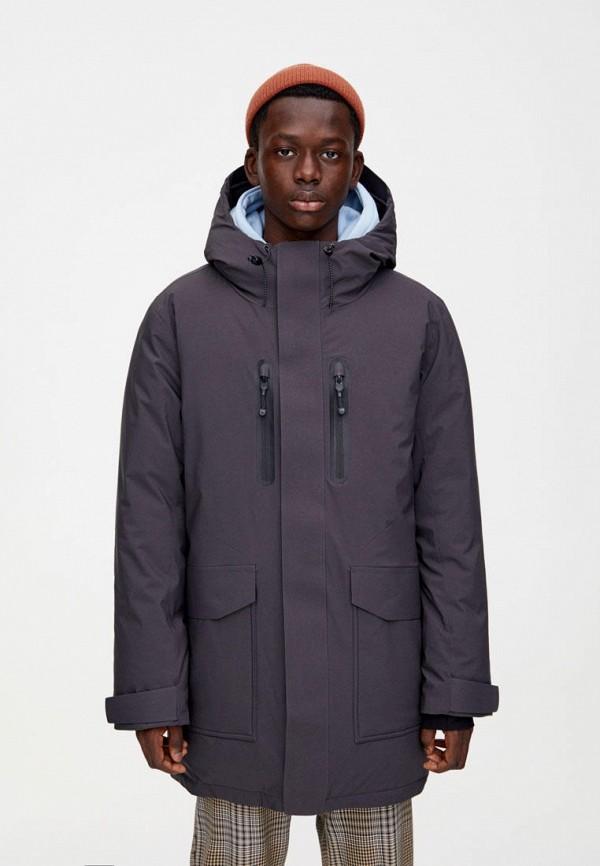 

Куртка утепленная Pull&Bear, Серый