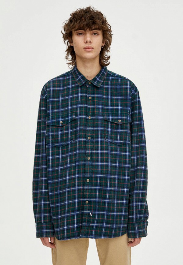 

Рубашка Pull&Bear, Синий