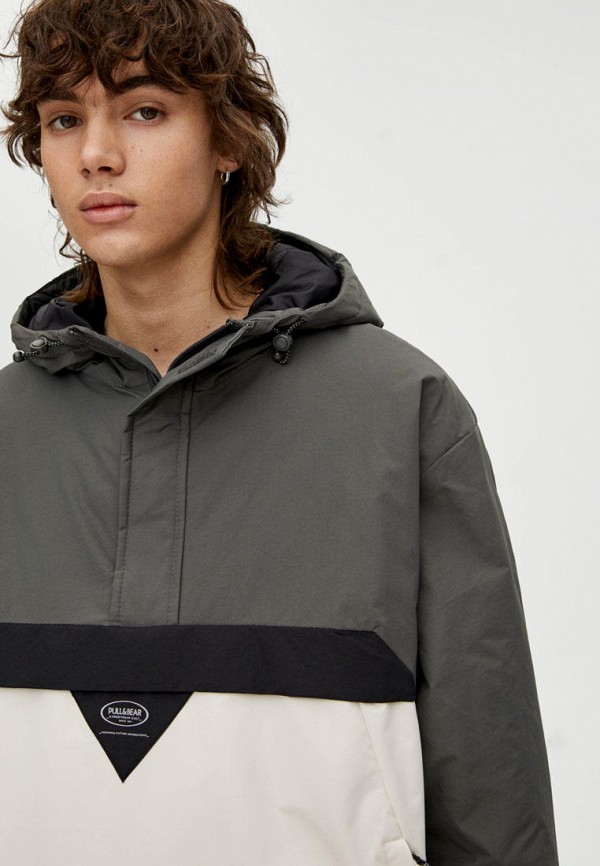 

Куртка утепленная Pull&Bear, Серый