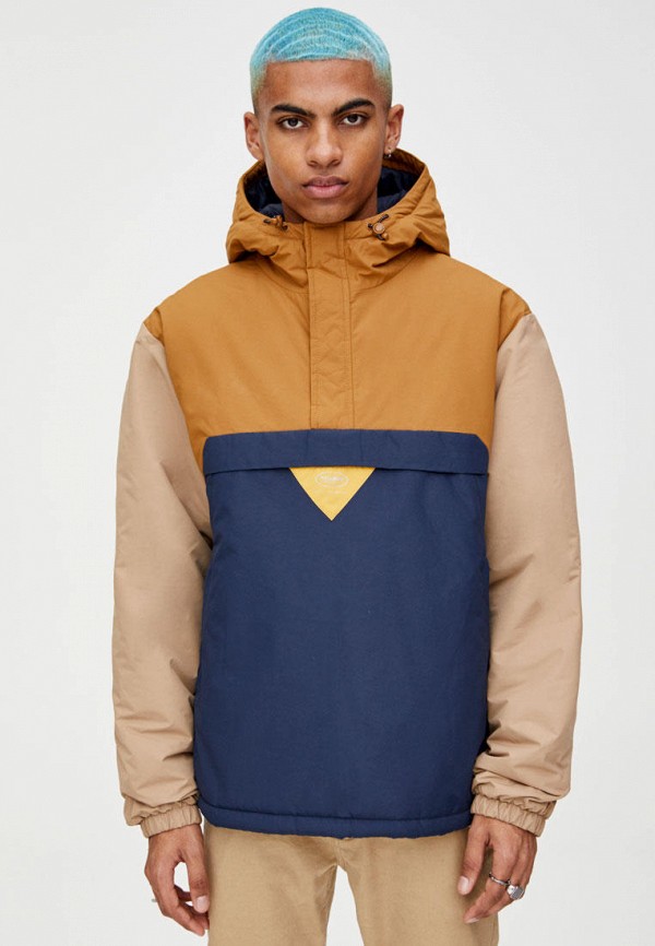 

Куртка утепленная Pull&Bear, Бежевый