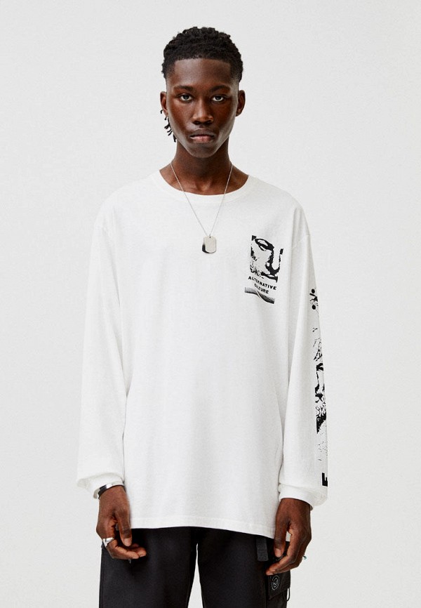 

Лонгслив Pull&Bear, Белый