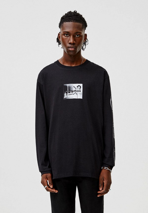 

Лонгслив Pull&Bear, Черный