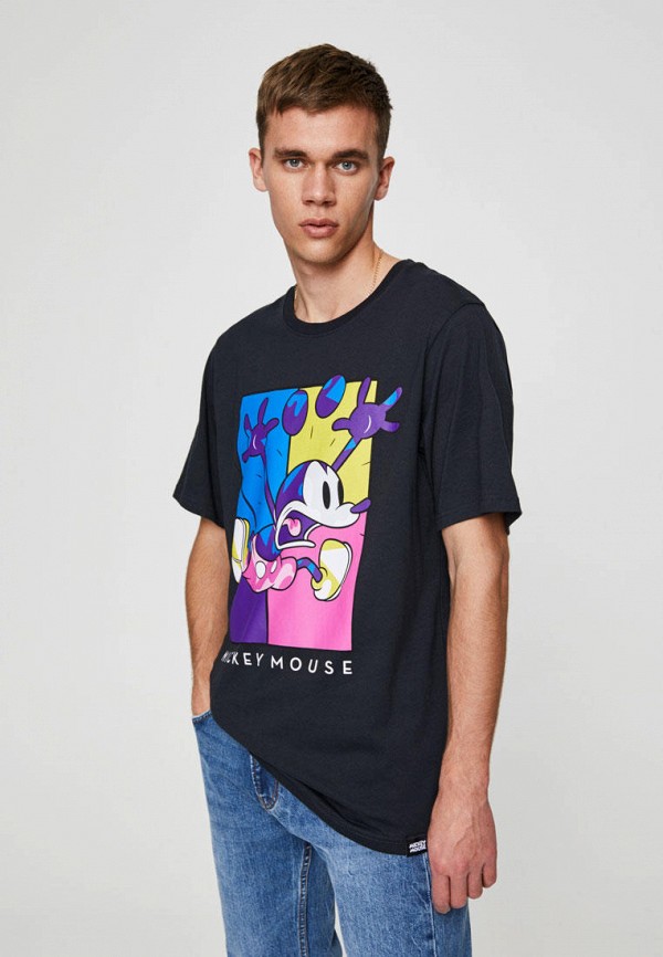 

Футболка Pull&Bear, Серый, DISNEY