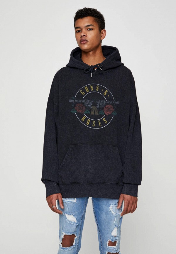 

Худи Pull&Bear, Черный, GUNS N ROSES