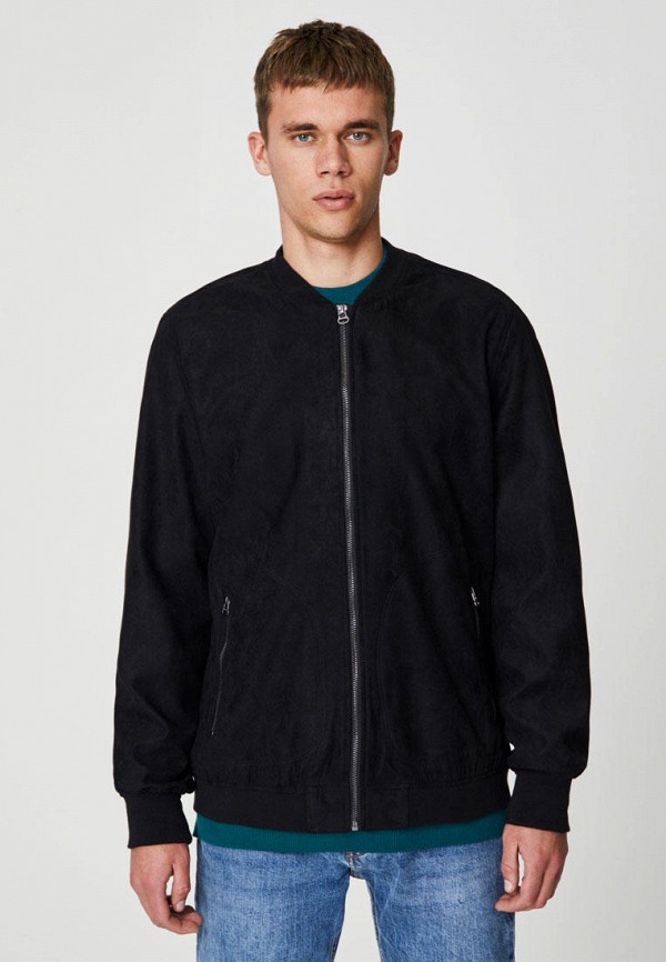 

Куртка кожаная Pull&Bear, Черный