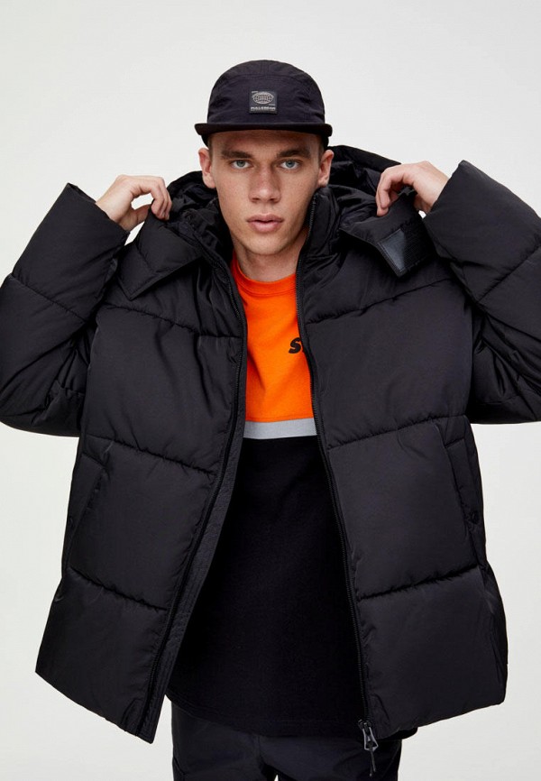 

Куртка утепленная Pull&Bear, Черный
