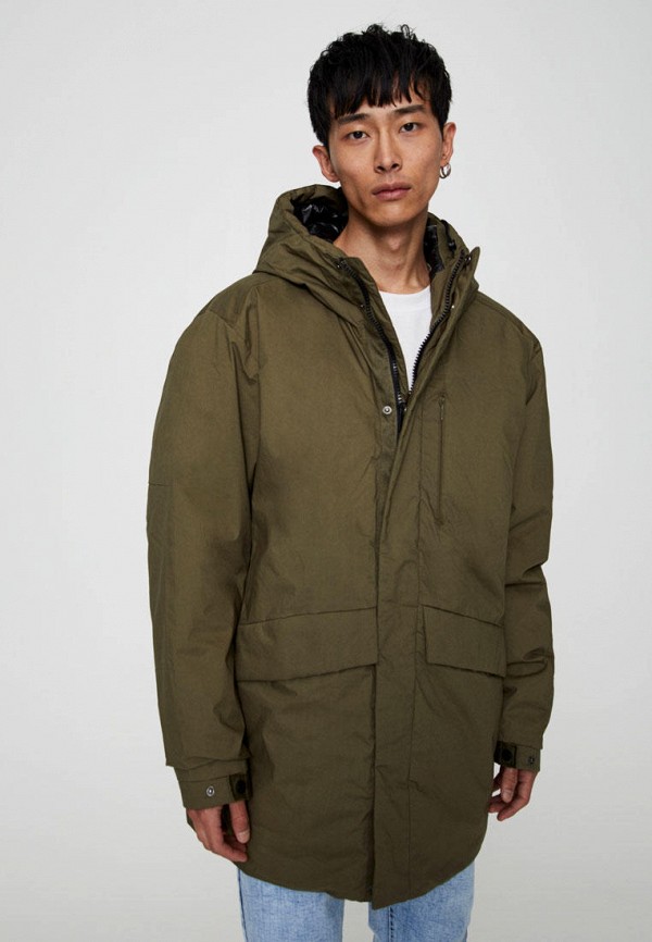 

Куртка утепленная Pull&Bear, Хаки