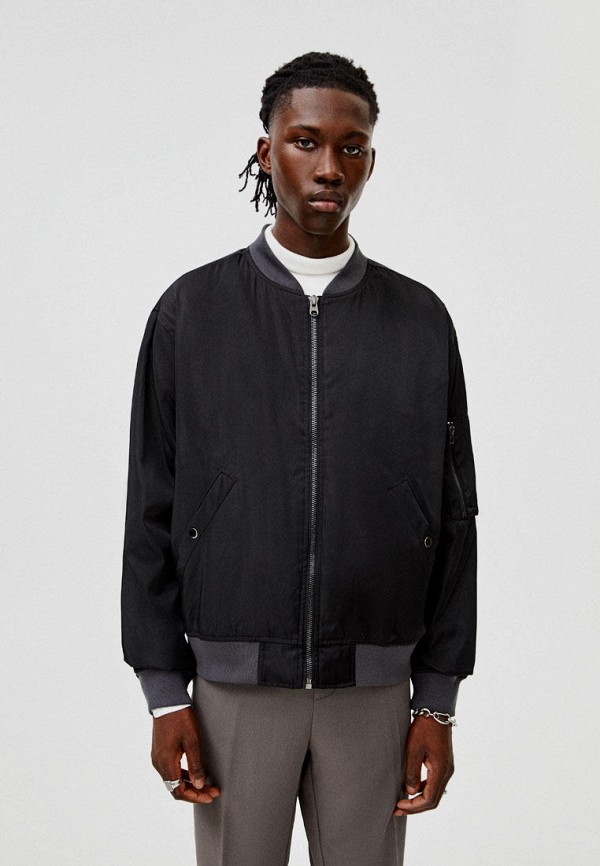 

Куртка утепленная Pull&Bear, Черный