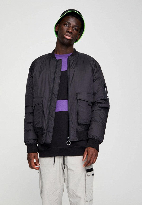 

Куртка утепленная Pull&Bear, Черный