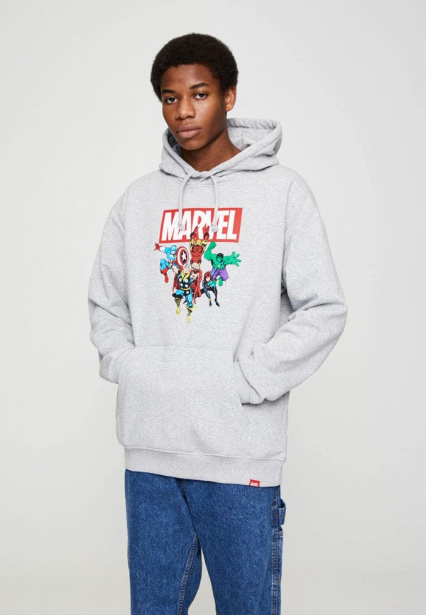 

Худи Pull&Bear, Серый, MARVEL