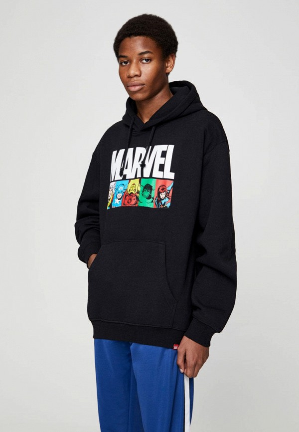 

Худи Pull&Bear, Черный, MARVEL