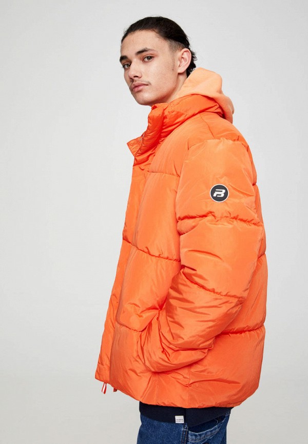 

Куртка утепленная Pull&Bear, Оранжевый