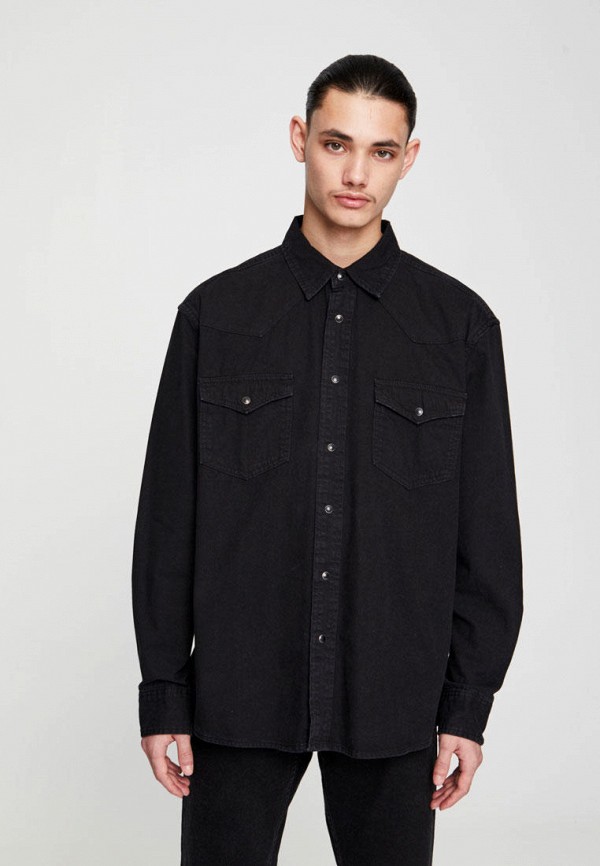 

Рубашка джинсовая Pull&Bear, Черный