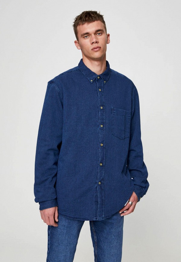 

Рубашка джинсовая Pull&Bear, Синий