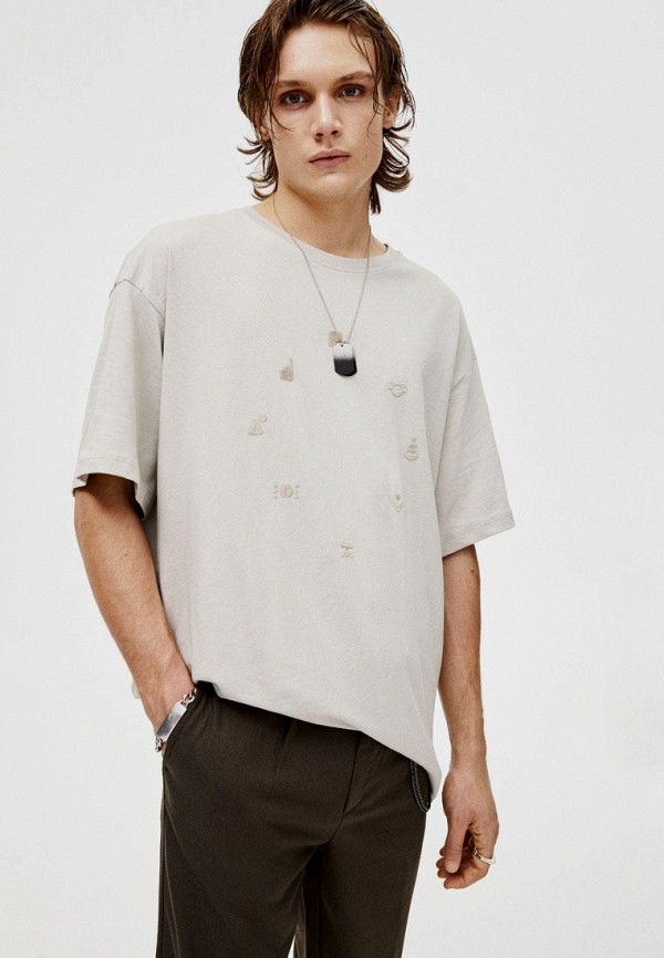 

Футболка Pull&Bear, Серый